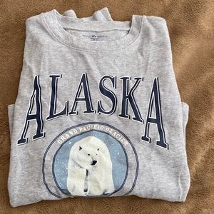 brandy melville long-sleeved graphic tee